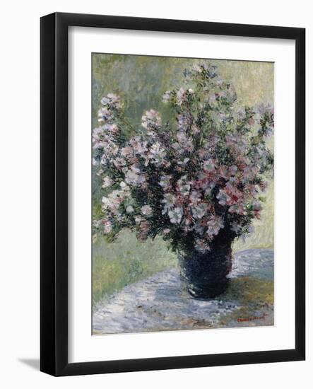 Vase of Flowers-Claude Monet-Framed Giclee Print