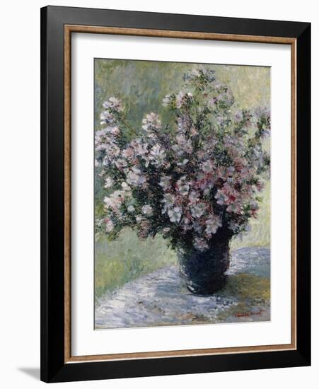 Vase of Flowers-Claude Monet-Framed Giclee Print