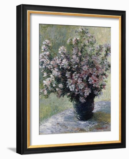 Vase of Flowers-Claude Monet-Framed Giclee Print