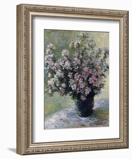 Vase of Flowers-Claude Monet-Framed Giclee Print