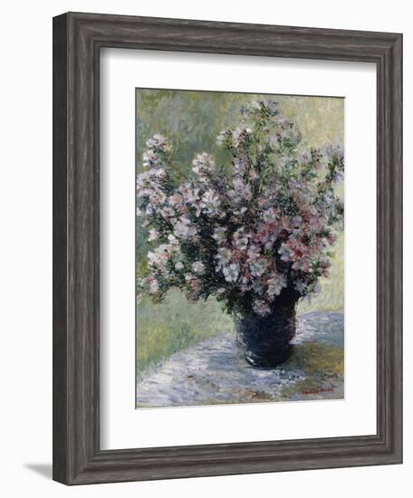 Vase of Flowers-Claude Monet-Framed Giclee Print