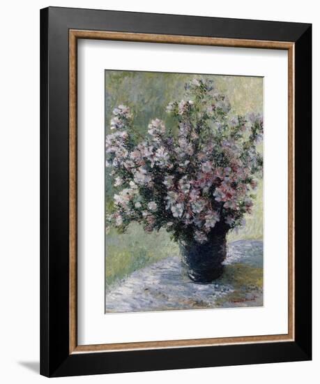 Vase of Flowers-Claude Monet-Framed Giclee Print