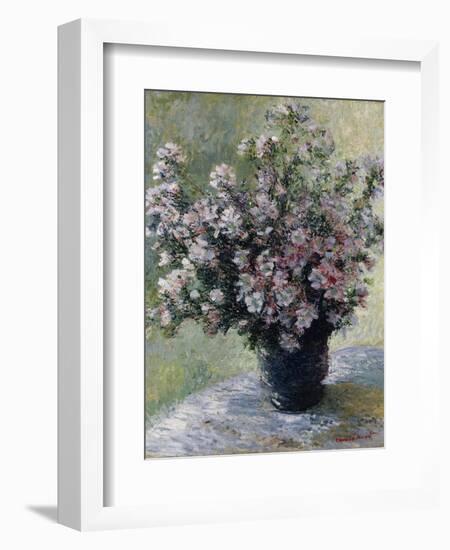 Vase of Flowers-Claude Monet-Framed Giclee Print