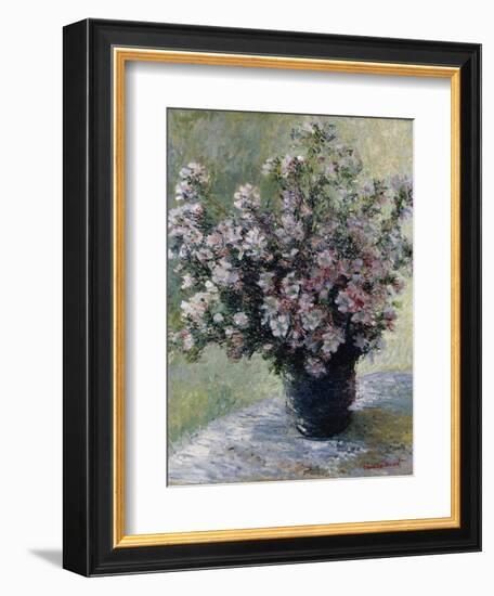 Vase of Flowers-Claude Monet-Framed Giclee Print