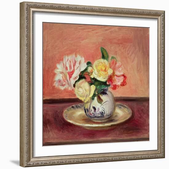 Vase of Flowers-Pierre-Auguste Renoir-Framed Giclee Print