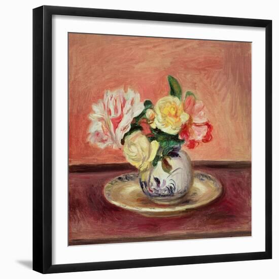 Vase of Flowers-Pierre-Auguste Renoir-Framed Giclee Print