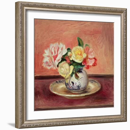 Vase of Flowers-Pierre-Auguste Renoir-Framed Giclee Print