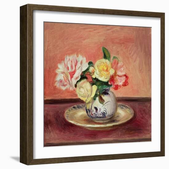 Vase of Flowers-Pierre-Auguste Renoir-Framed Giclee Print