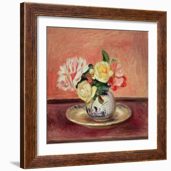 Vase of Flowers-Pierre-Auguste Renoir-Framed Giclee Print