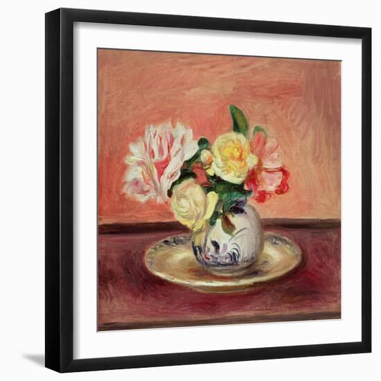 Vase of Flowers-Pierre-Auguste Renoir-Framed Giclee Print