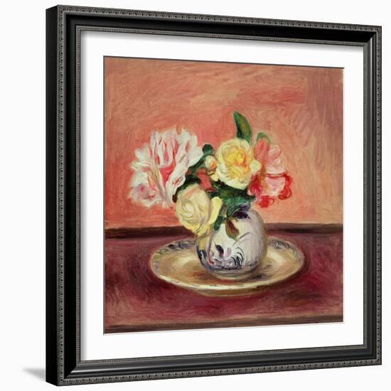 Vase of Flowers-Pierre-Auguste Renoir-Framed Giclee Print