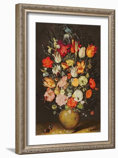 Vase of Flowers-Jan Brueghel the Younger-Framed Giclee Print