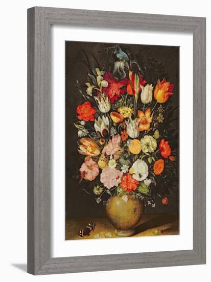 Vase of Flowers-Jan Brueghel the Younger-Framed Giclee Print