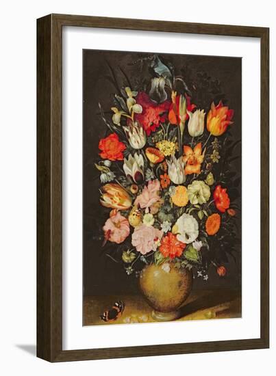 Vase of Flowers-Jan Brueghel the Younger-Framed Giclee Print