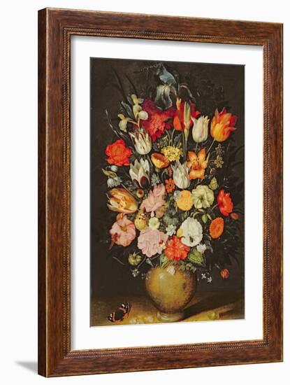 Vase of Flowers-Jan Brueghel the Younger-Framed Giclee Print