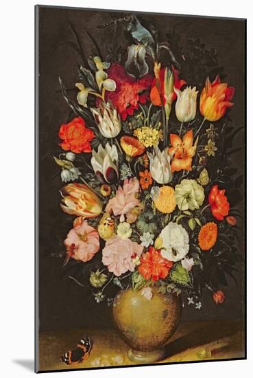 Vase of Flowers-Jan Brueghel the Younger-Mounted Giclee Print