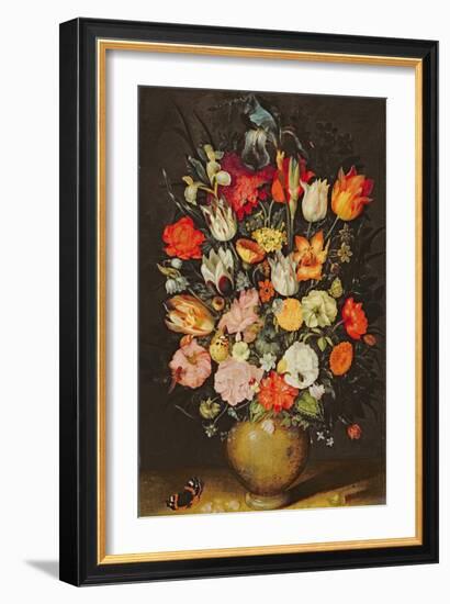 Vase of Flowers-Jan Brueghel the Younger-Framed Giclee Print