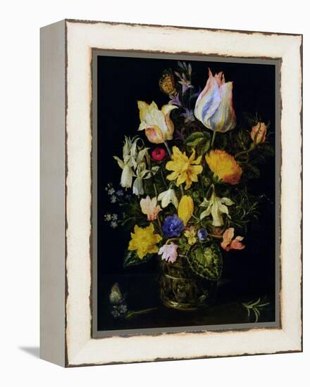Vase of Flowers-Jan Brueghel the Elder-Framed Premier Image Canvas