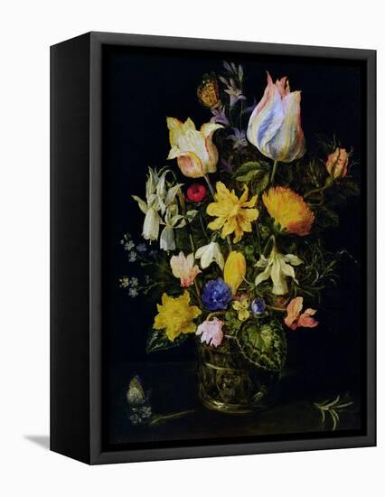 Vase of Flowers-Jan Brueghel the Elder-Framed Premier Image Canvas