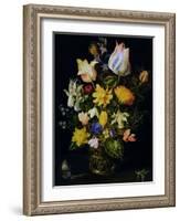 Vase of Flowers-Jan Brueghel the Elder-Framed Giclee Print