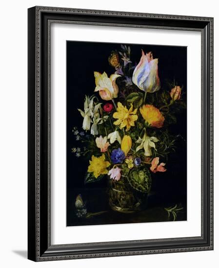 Vase of Flowers-Jan Brueghel the Elder-Framed Giclee Print