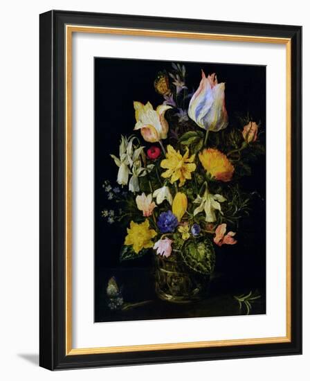 Vase of Flowers-Jan Brueghel the Elder-Framed Giclee Print