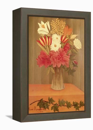 Vase of Flowers-Henri Rousseau-Framed Premier Image Canvas