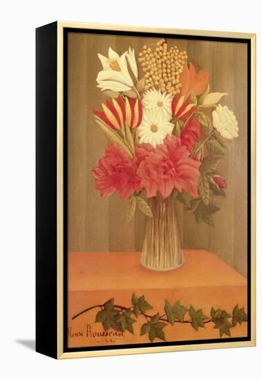 Vase of Flowers-Henri Rousseau-Framed Premier Image Canvas