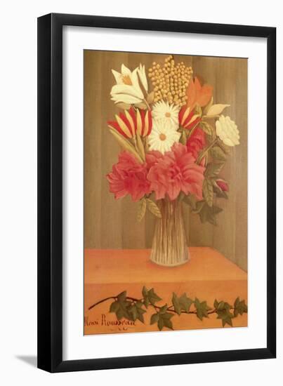 Vase of Flowers-Henri Rousseau-Framed Giclee Print