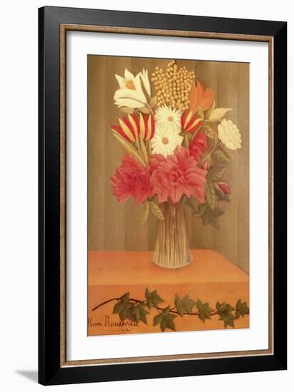 Vase of Flowers-Henri Rousseau-Framed Giclee Print