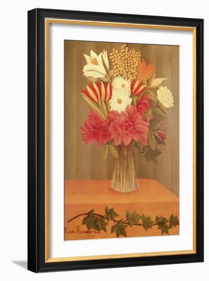 Vase of Flowers-Henri Rousseau-Framed Giclee Print