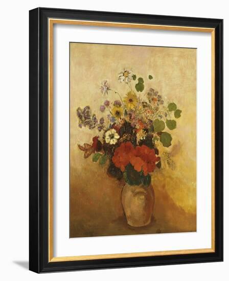 Vase of Flowers-Odilon Redon-Framed Giclee Print