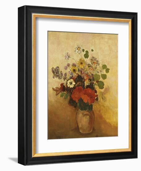 Vase of Flowers-Odilon Redon-Framed Giclee Print