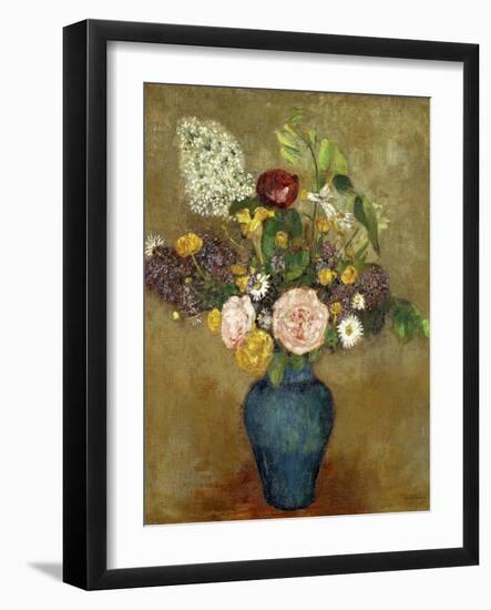 Vase of Flowers-Odilon Redon-Framed Giclee Print