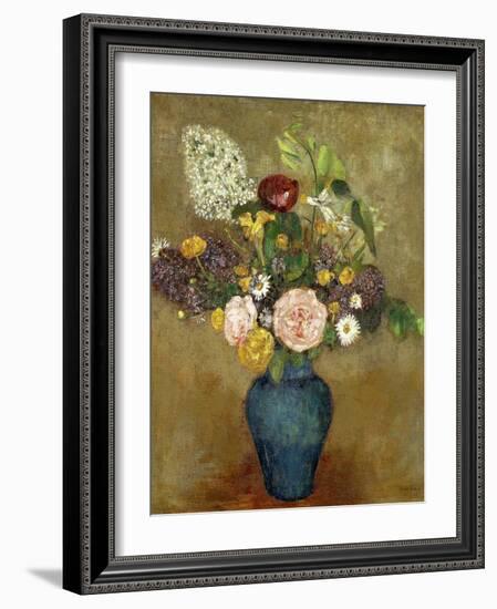 Vase of Flowers-Odilon Redon-Framed Giclee Print