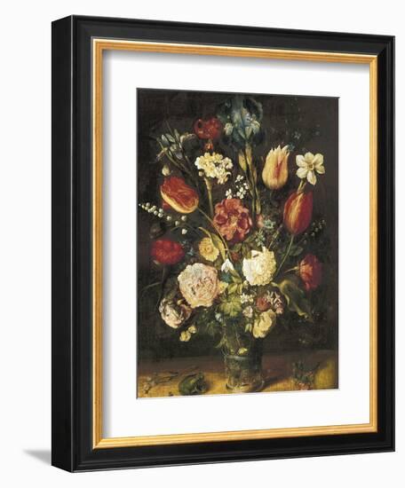 Vase of Flowers-Jan Brueghel the Elder-Framed Art Print