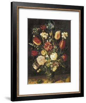 Vase of Flowers-Jan Brueghel the Elder-Framed Art Print