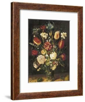 Vase of Flowers-Jan Brueghel the Elder-Framed Art Print