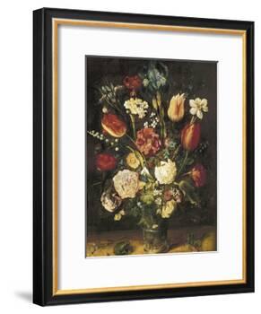 Vase of Flowers-Jan Brueghel the Elder-Framed Art Print