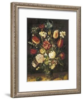 Vase of Flowers-Jan Brueghel the Elder-Framed Art Print