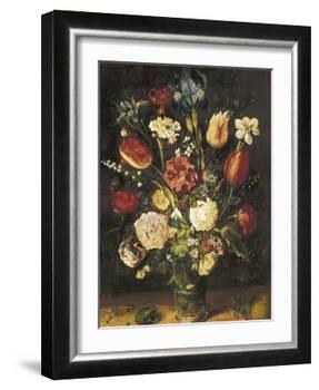 Vase of Flowers-Jan Brueghel the Elder-Framed Art Print