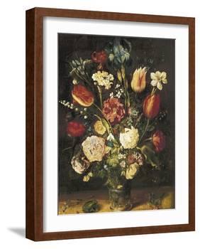 Vase of Flowers-Jan Brueghel the Elder-Framed Art Print