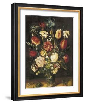 Vase of Flowers-Jan Brueghel the Elder-Framed Art Print