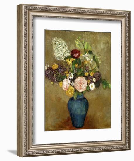 Vase of Flowers-Odilon Redon-Framed Giclee Print