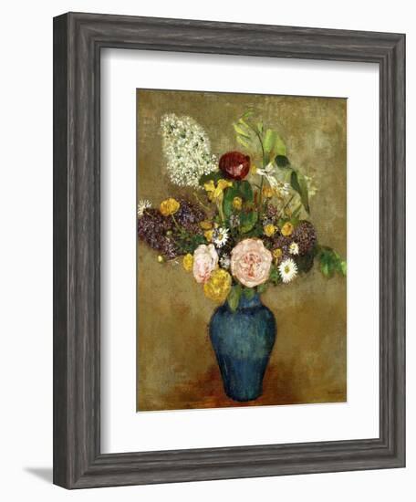 Vase of Flowers-Odilon Redon-Framed Giclee Print