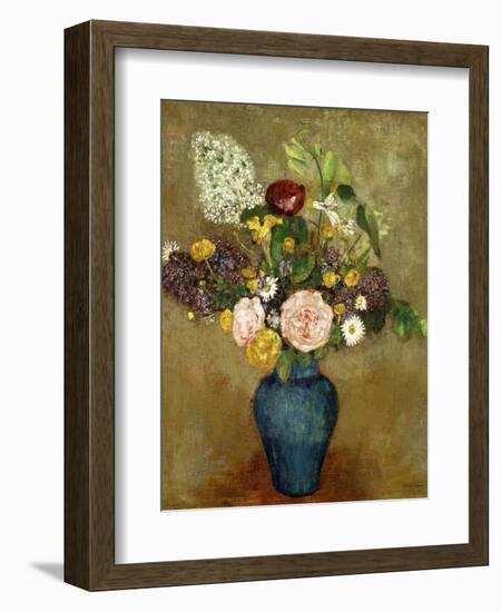 Vase of Flowers-Odilon Redon-Framed Giclee Print