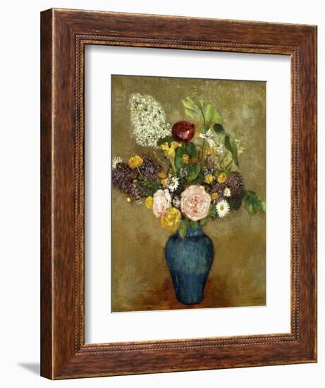 Vase of Flowers-Odilon Redon-Framed Giclee Print