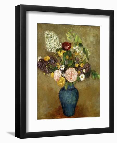 Vase of Flowers-Odilon Redon-Framed Giclee Print