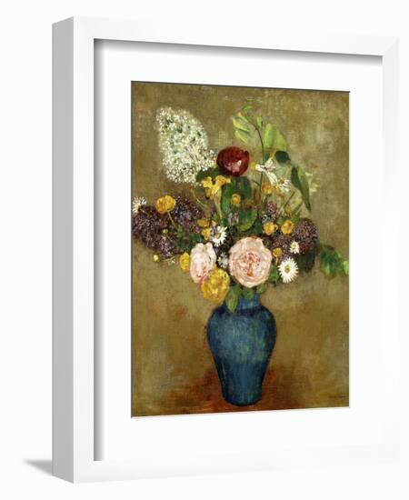 Vase of Flowers-Odilon Redon-Framed Giclee Print