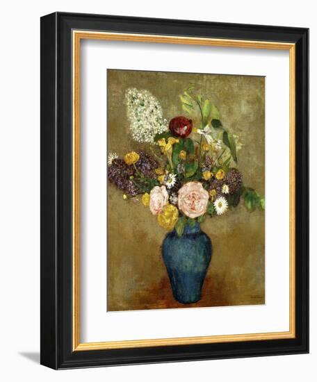 Vase of Flowers-Odilon Redon-Framed Giclee Print